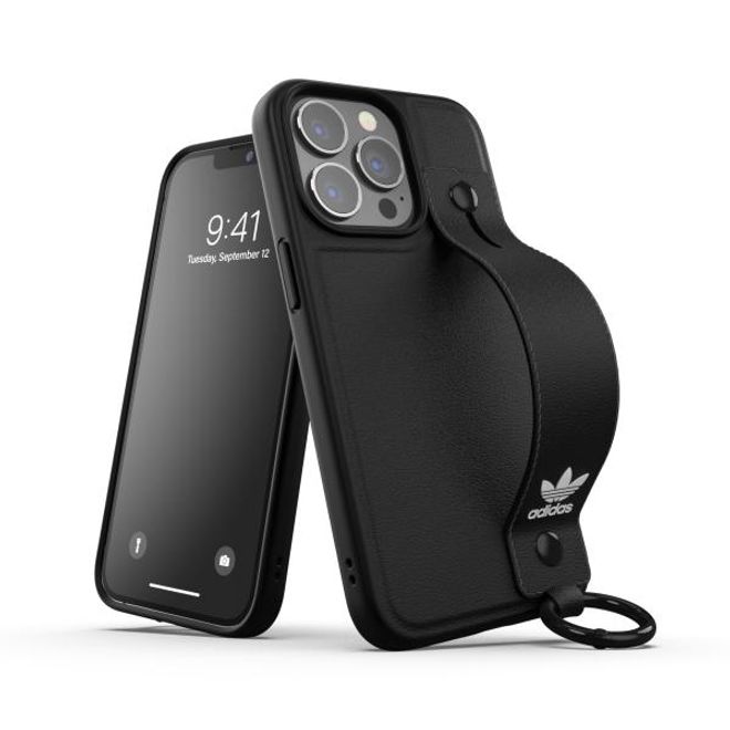 Adidas - iPhone 13 Pro Hülle - Hardcase mit Schlaufe - OR Hand Strap Case Series - schwarz