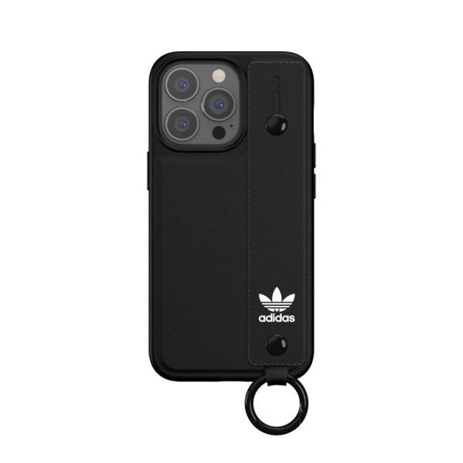 Adidas - iPhone 13 Pro Hülle - Hardcase mit Schlaufe - OR Hand Strap Case Series - schwarz