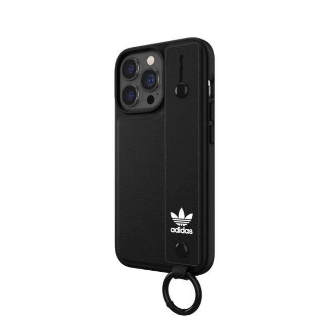 Adidas - iPhone 13 Pro Hülle - Hardcase mit Schlaufe - OR Hand Strap Case Series - schwarz