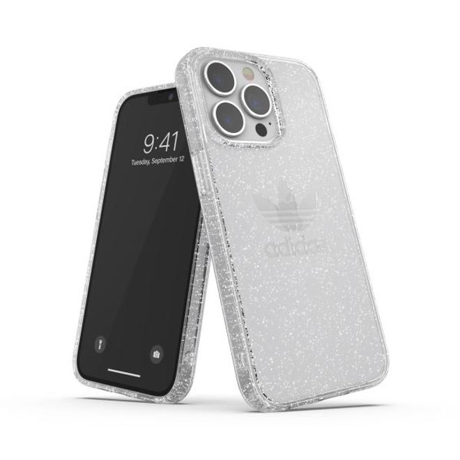 Adidas - iPhone 13 Pro Hülle - Hardcase - OR Protective Clear Case Glitter Series - transparent