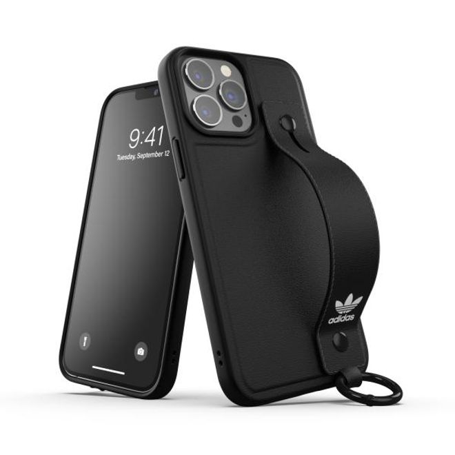 Adidas - iPhone 13 Pro Max Hülle - Hardcase mit Schlaufe - OR Hand Strap Case Series - schwarz