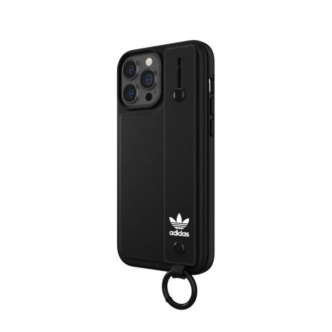 Adidas - iPhone 13 Pro Max Hülle - Hardcase mit Schlaufe - OR Hand Strap Case Series - schwarz