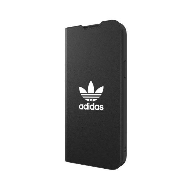Adidas - iPhone 13 Pro Max Hülle - Leder Bookcover - OR Booklet Case Basic Series - schwarz