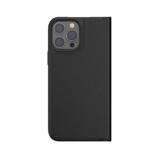 Adidas - iPhone 13 Pro Max Hülle - Leder Bookcover - OR Booklet Case Basic Series - schwarz