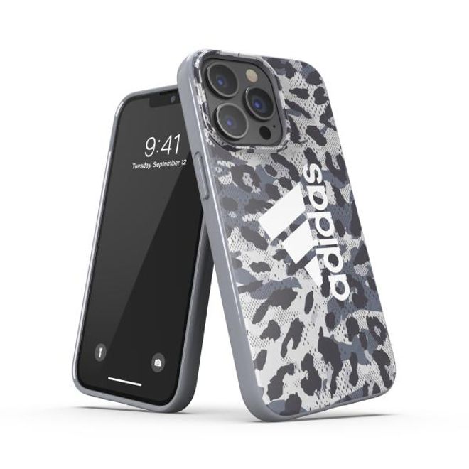 Adidas - iPhone 13 Pro Hülle - Hardcase - SP Snap Case Leopard Series - grau