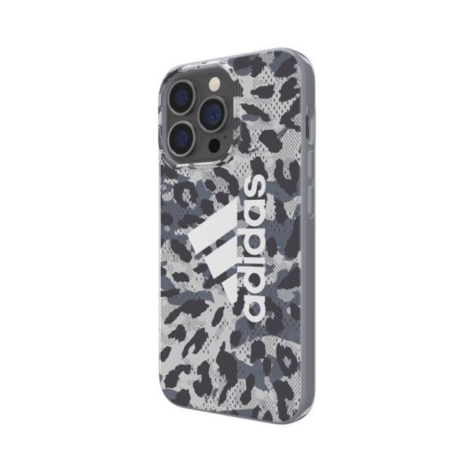 Adidas - iPhone 13 Pro Hülle - Hardcase - SP Snap Case Leopard Series - grau
