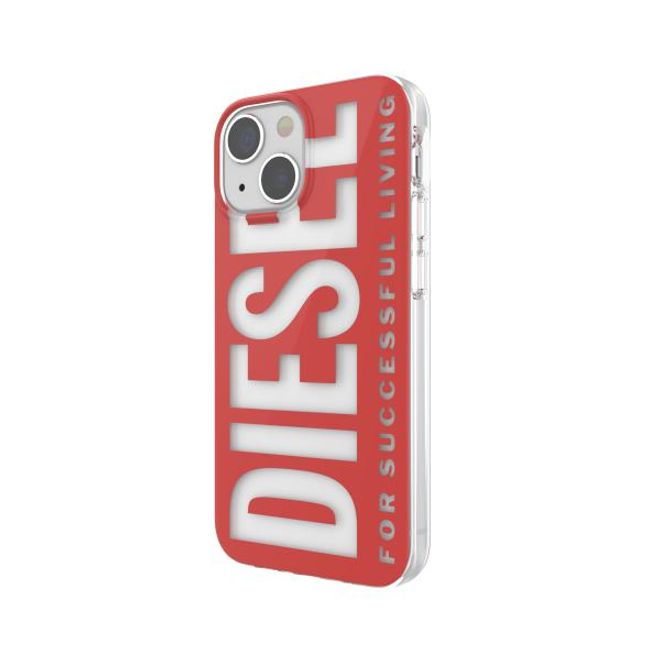 Diesel - iPhone 13 mini Hülle - Hardcase - Clear Case Diesel Graphic Series - rot