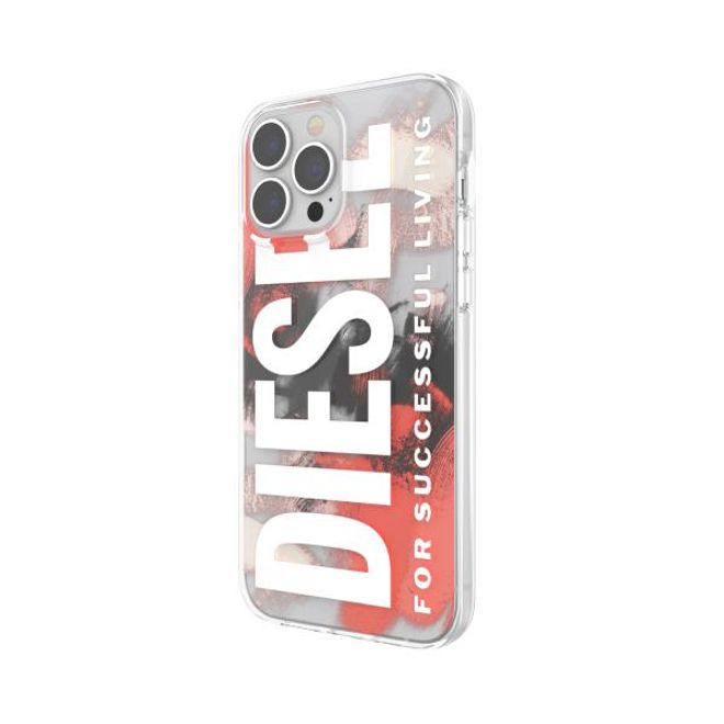 Diesel - iPhone 13 Pro Max Hülle - Hardcase - Clear Case AOP Military Brush Series - mehrfarbig