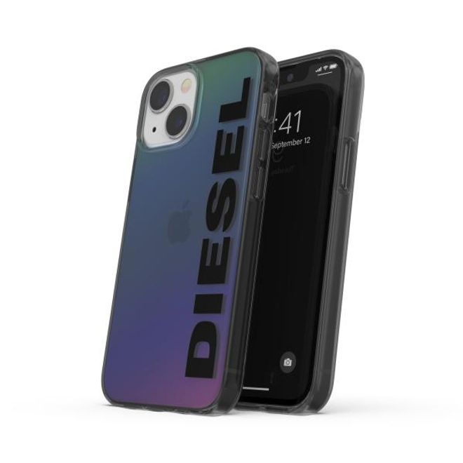 Diesel - iPhone 13 mini Hülle - Hardcase - Snap Case Holographic Logo Series - mehrfarbig