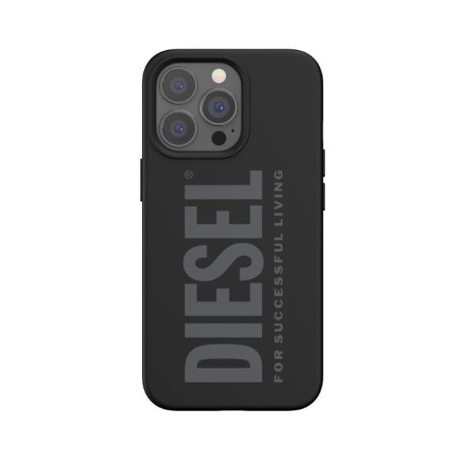 Diesel - iPhone 13 Pro Hülle - Silikon Softcase - Silicone Case Series - schwarz