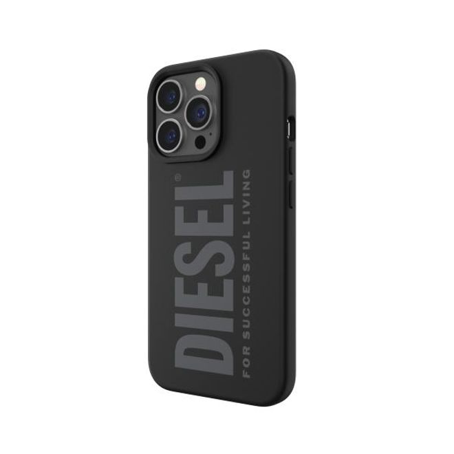 Diesel - iPhone 13 Pro Hülle - Silikon Softcase - Silicone Case Series - schwarz