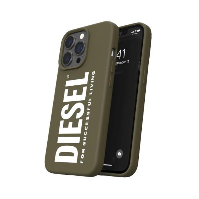 Diesel - iPhone 13 Pro Hülle - Silikon Softcase - Silicone Case Series - grün