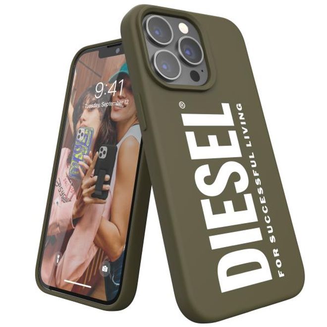 Diesel - iPhone 13 Pro Hülle - Silikon Softcase - Silicone Case Series - grün