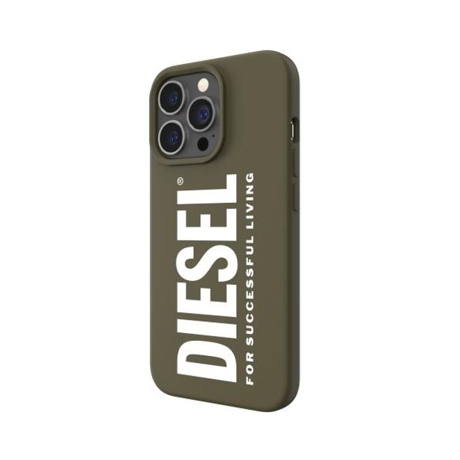 Diesel - iPhone 13 Pro Hülle - Silikon Softcase - Silicone Case Series - grün