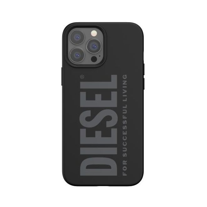 Diesel - iPhone 13 Pro Max Hülle - Silikon Softcase - Silicone Case Series - schwarz