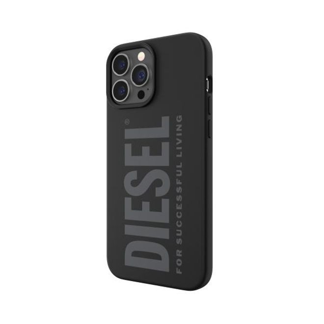 Diesel - iPhone 13 Pro Max Hülle - Silikon Softcase - Silicone Case Series - schwarz