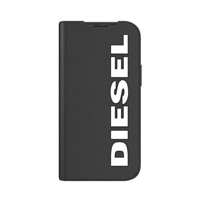 Diesel - iPhone 13 mini Hülle - Leder Bookcover - Booklet Case Core Series - schwarz