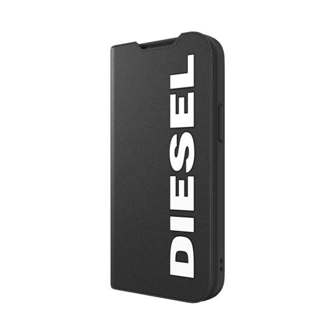 Diesel - iPhone 13 mini Hülle - Leder Bookcover - Booklet Case Core Series - schwarz