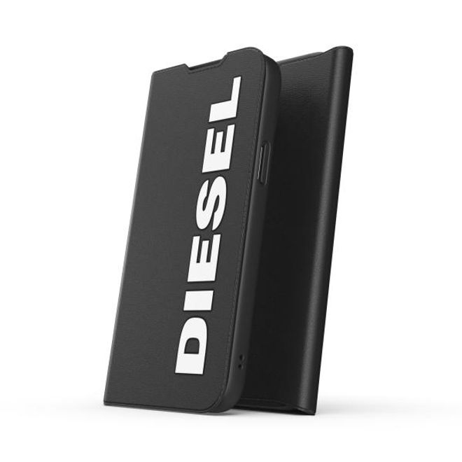 Diesel - iPhone 13 Pro Max Hülle - Leder Bookcover - Booklet Case Core Series - schwarz