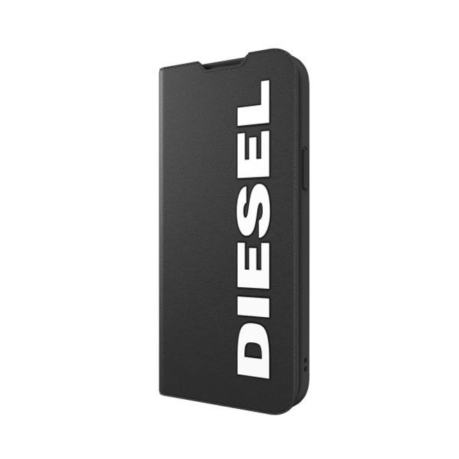 Diesel - iPhone 13 Pro Max Hülle - Leder Bookcover - Booklet Case Core Series - schwarz