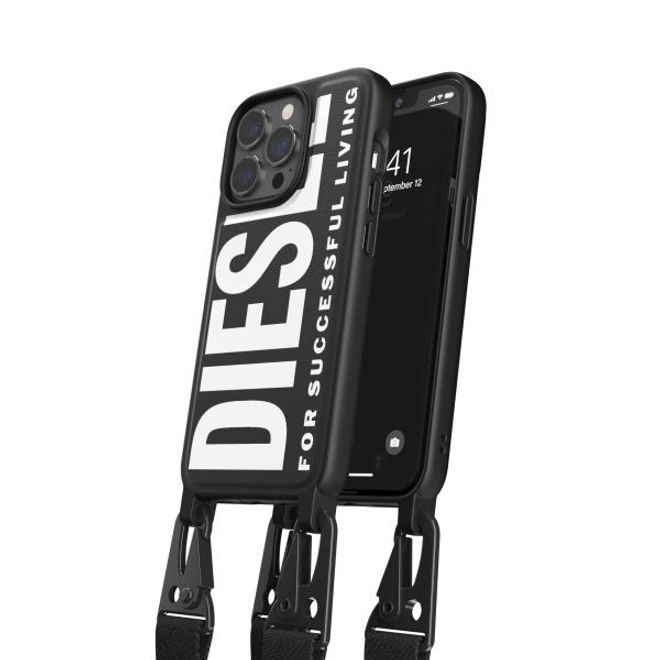 Diesel - iPhone 13 Pro / iPhone 13 Hülle - Necklace Hardcase - Necklace Case Core Series - schwarz