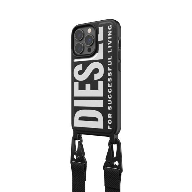 Diesel - iPhone 13 Pro / iPhone 13 Hülle - Necklace Hardcase - Necklace Case Core Series - schwarz