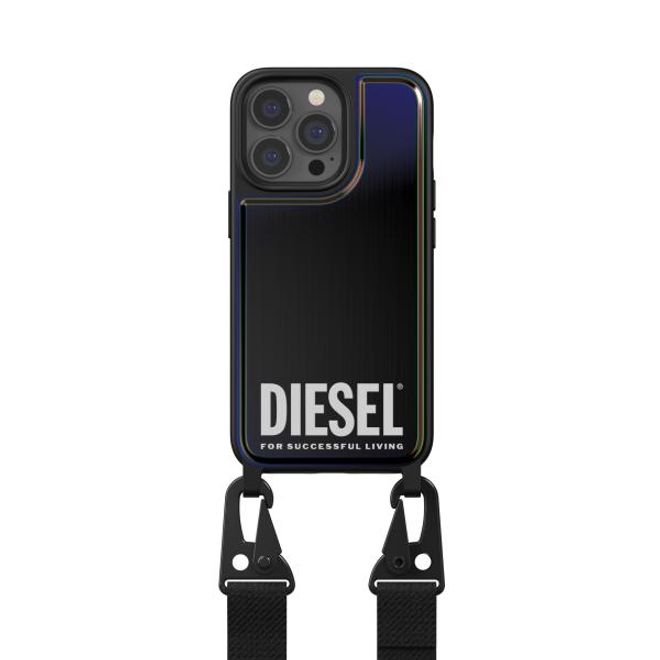 Diesel - iPhone 13 Pro / iPhone 13 Hülle - Necklace Hardcase - Necklace Case Patent Series - schwarz