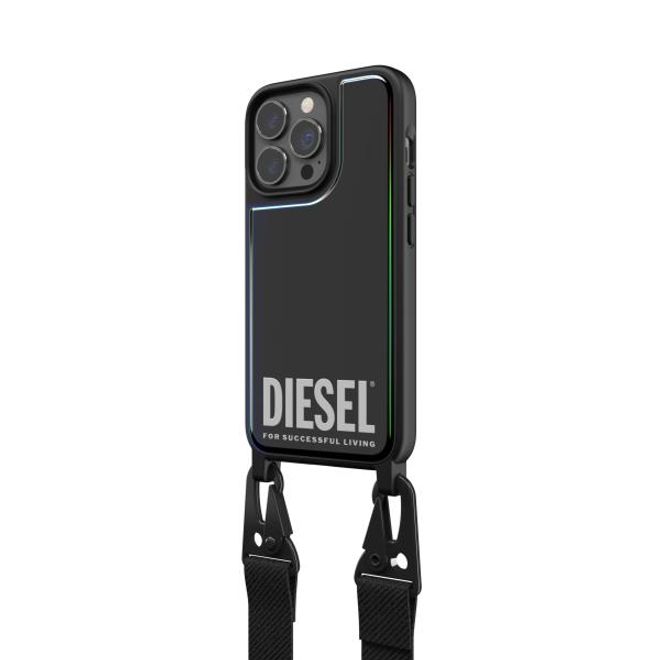 Diesel - iPhone 13 Pro / iPhone 13 Hülle - Necklace Hardcase - Necklace Case Patent Series - schwarz