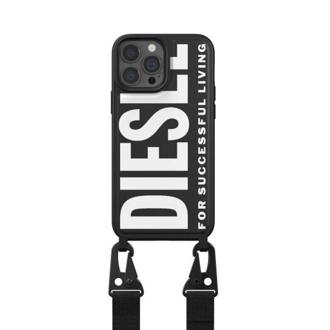 Diesel - iPhone 13 Pro Max Hülle - Necklace Hardcase - Necklace Case Core Series - schwarz