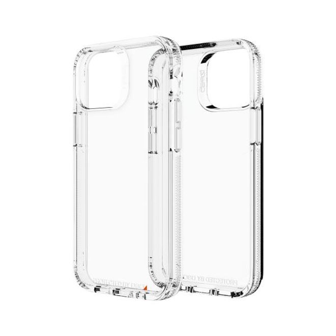 Gear4 - iPhone 13 mini Hülle - Backcover - Aufprallschutz bis 4m - Crystal Palace - transparent