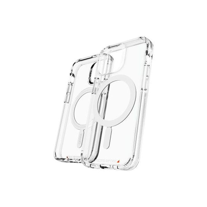 Gear4 - iPhone 13 mini Hülle - Backcover - Aufprallschutz bis 4m - Crystal Palace Snap MagSafe Series - transparent