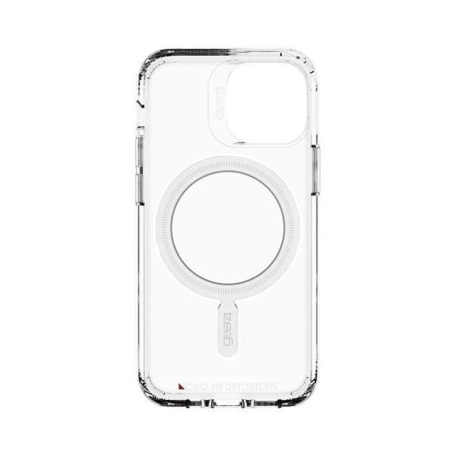 Gear4 - iPhone 13 mini Hülle - Backcover - Aufprallschutz bis 4m - Crystal Palace Snap MagSafe Series - transparent