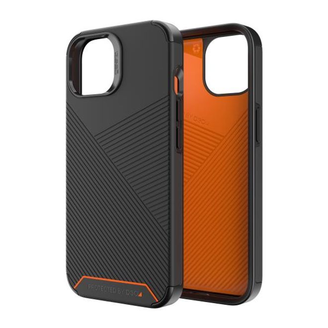 Gear4 - iPhone 13 Hülle - Backcover - Aufprallschutz bis 5m - Denali Series - schwarz