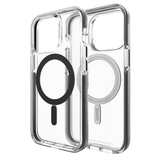 Gear4 - iPhone 13 Pro Hülle - Backcover - Aufprallschutz bis 4m - Santa Cruz Snap MagSafe - schwarz