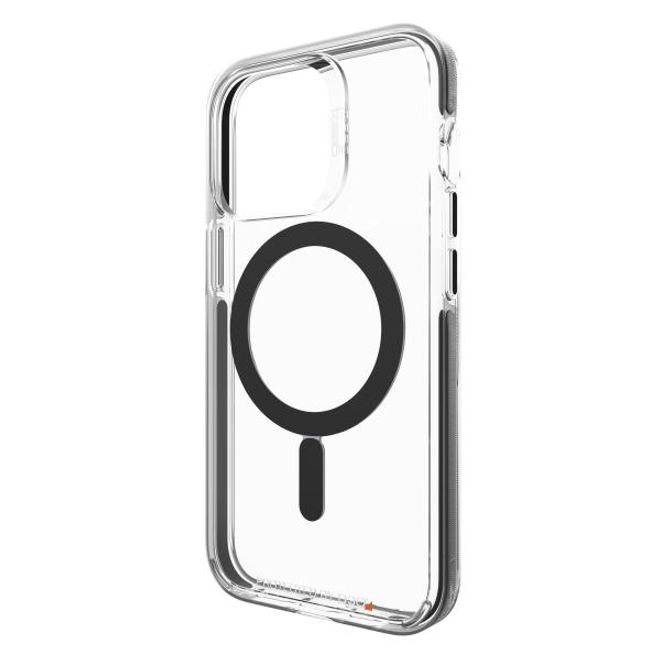 Gear4 - iPhone 13 Pro Hülle - Backcover - Aufprallschutz bis 4m - Santa Cruz Snap MagSafe - schwarz