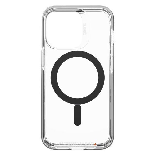 Gear4 - iPhone 13 Pro Hülle - Backcover - Aufprallschutz bis 4m - Santa Cruz Snap MagSafe - schwarz