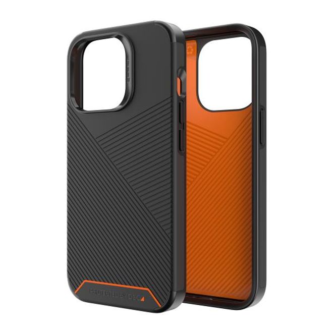 Gear4 - iPhone 13 Pro Hülle - Backcover - Aufprallschutz bis 5m - Denali Series - schwarz