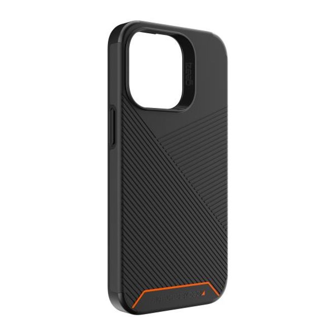 Gear4 - iPhone 13 Pro Hülle - Backcover - Aufprallschutz bis 5m - Denali Series - schwarz