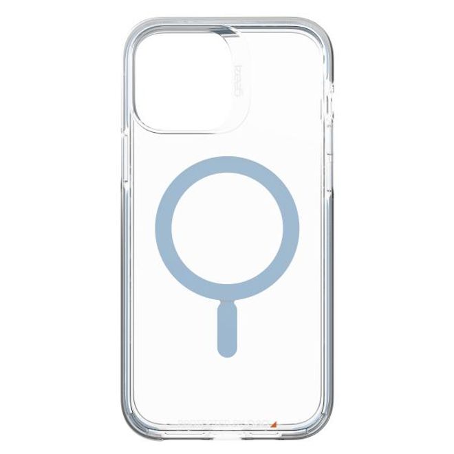 Gear4 - iPhone 13 Pro Max Hülle - Backcover - Aufprallschutz bis 4m - Santa Cruz Snap MagSafe - blau