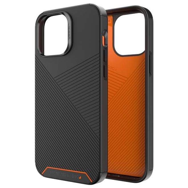 Gear4 - iPhone 13 Pro Max Hülle - Backcover - Aufprallschutz bis 5m - Denali Series - schwarz