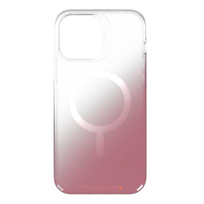 Gear4 - iPhone 13 Pro Max Hülle - Backcover - Aufprallschutz bis 4m - Milan Snap MagSafe Series - pink