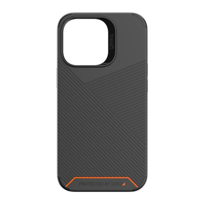 Gear4 - iPhone 13 Pro Hülle - Backcover - Aufprallschutz bis 5m - Denali Snap MagSafe Series - schwarz