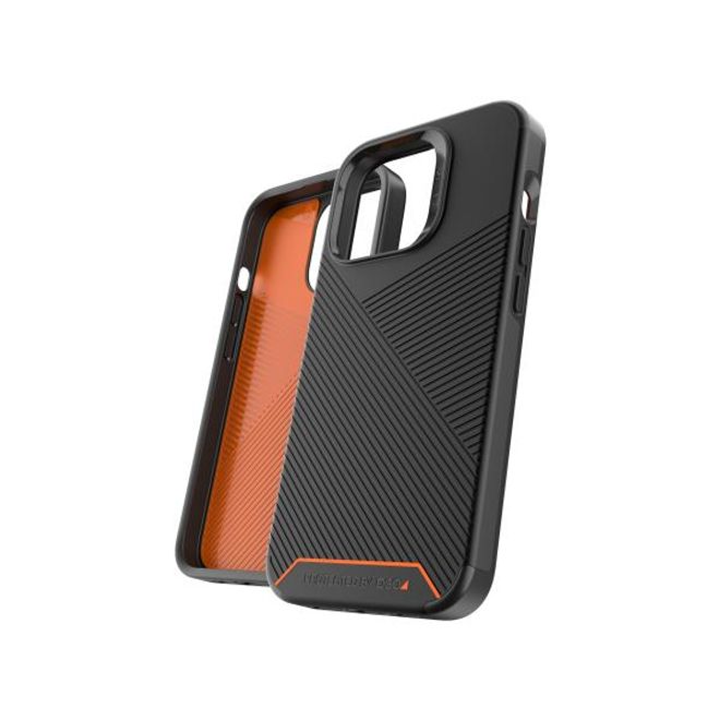 Gear4 - iPhone 13 Pro Hülle - Backcover - Aufprallschutz bis 5m - Denali Snap MagSafe Series - schwarz