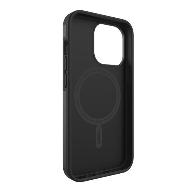 Gear4 - iPhone 13 Pro Hülle - Backcover - Aufprallschutz bis 4m - Brooklyn Snap MagSafe Series - schwarz