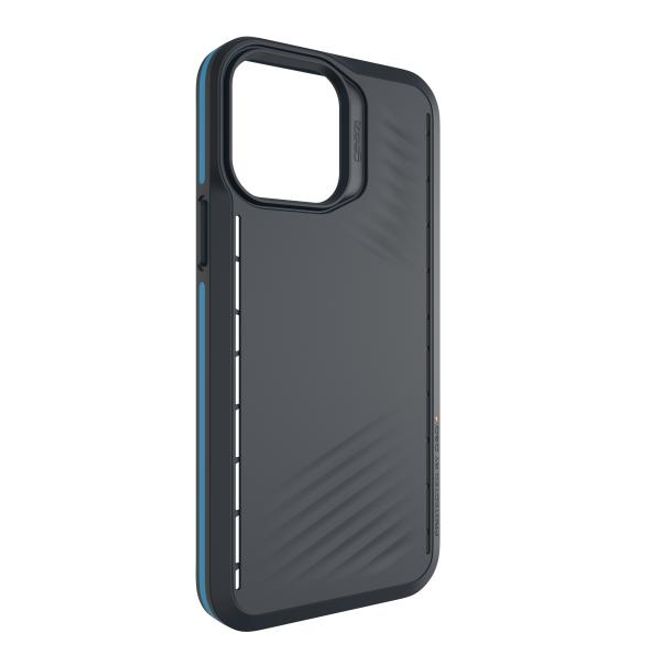 Gear4 - iPhone 13 Pro Max Hülle - Backcover - Aufprallschutz bis 4m - Vancouver Snap MagSafe Series - schwarz