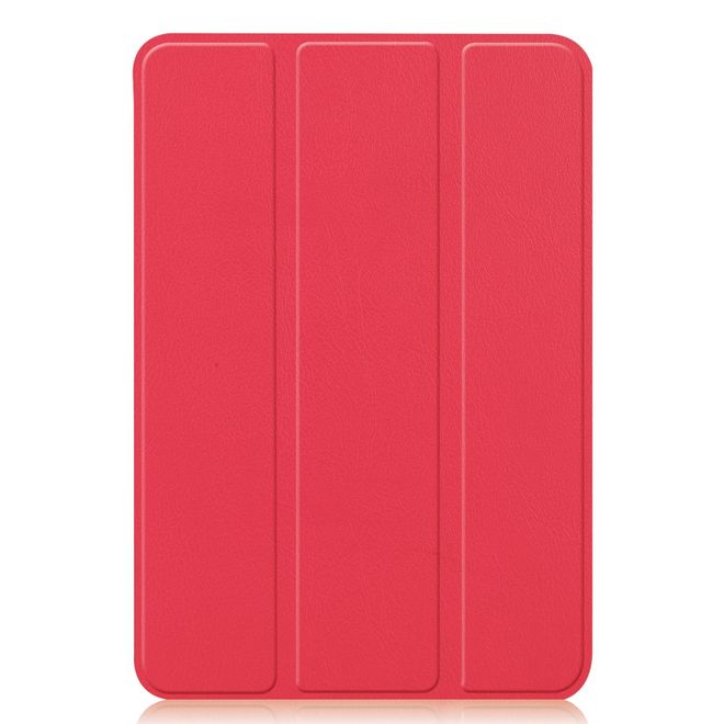 iPad mini 6 Leder Hülle - dreifach faltbar - rot
