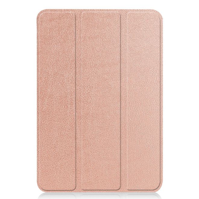 iPad mini 6 Leder Hülle - dreifach faltbar - rosegold