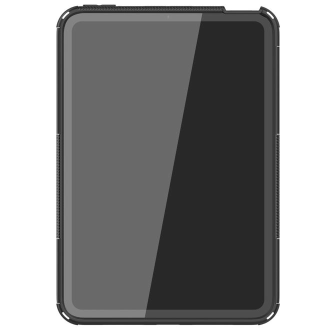 Étui pour iPad mini 6 - Coque rigide en plastique - avec support - Noir