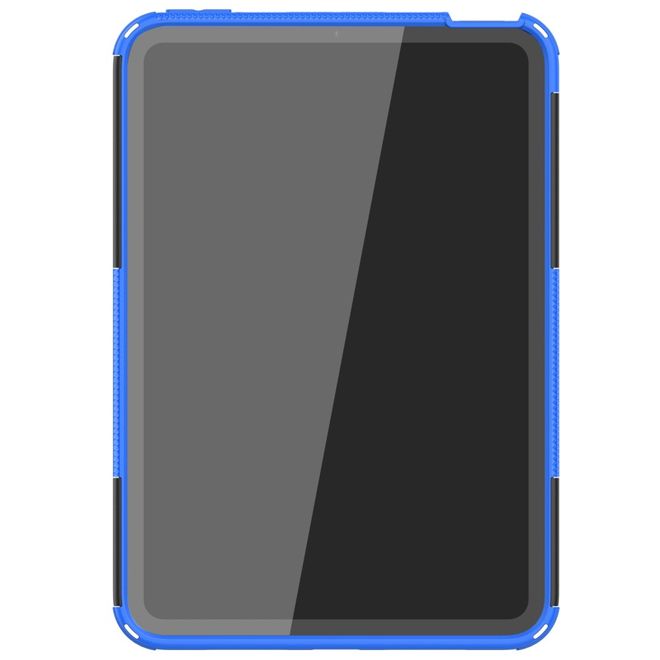 iPad mini 6 Hülle - Hardcase aus Kunststoff - mit Kickstand - blau