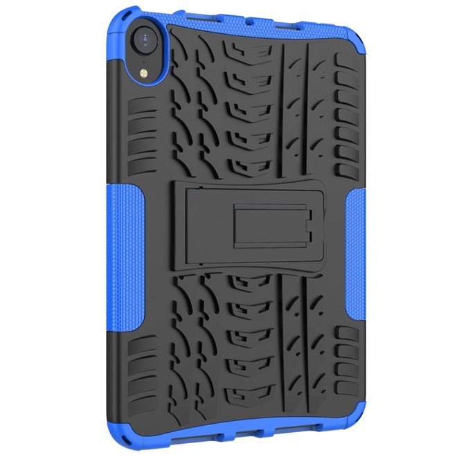 iPad mini 6 Hülle - Hardcase aus Kunststoff - mit Kickstand - blau